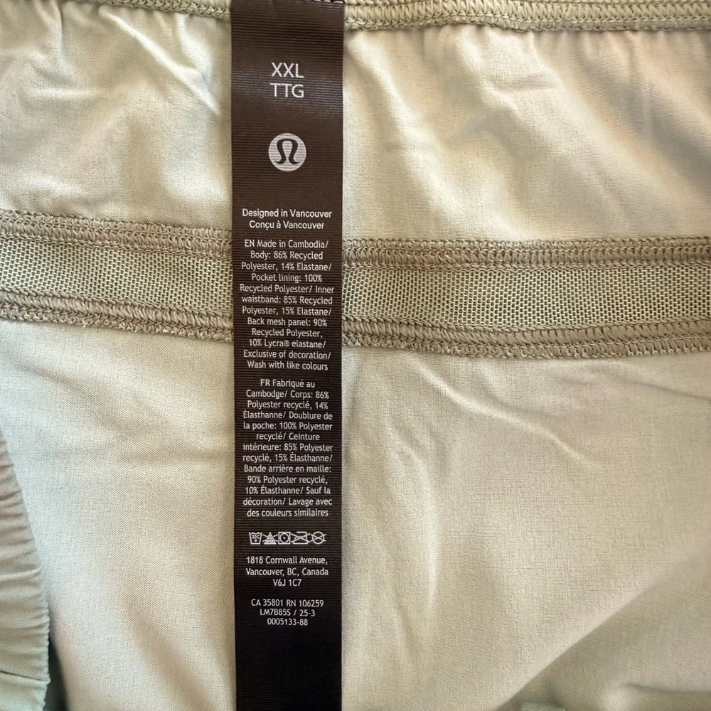 Lululemon Athletica Men's Pace Breaker Shorts 5” - NWT!